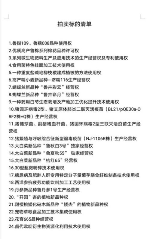 山東省農(nóng)科院首屆科技成果秋季拍賣會(huì)在濟(jì)南成功舉辦，24項(xiàng)成果成交額突破1億元